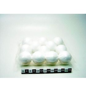 KULA STYROPIANOWA 80MM 12SZT 2866