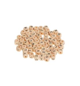 KORALIKI DREWANIANE ALFABET KL4 6862