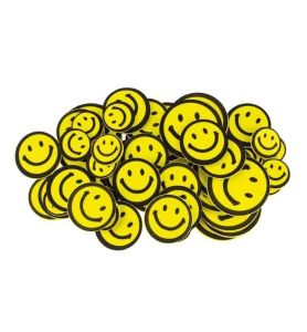 NAKLEJKI BUZKA Z PIANKI 54SZT PVC11 0822