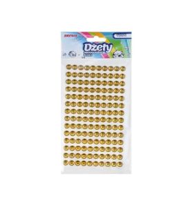 DZETY SAMOPRZYL. 6MM ZLOTE 4479