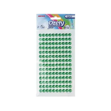 Dżety Samoprzylepne Zielone 6mm DS23 BR376 | Hurtownia Bonk