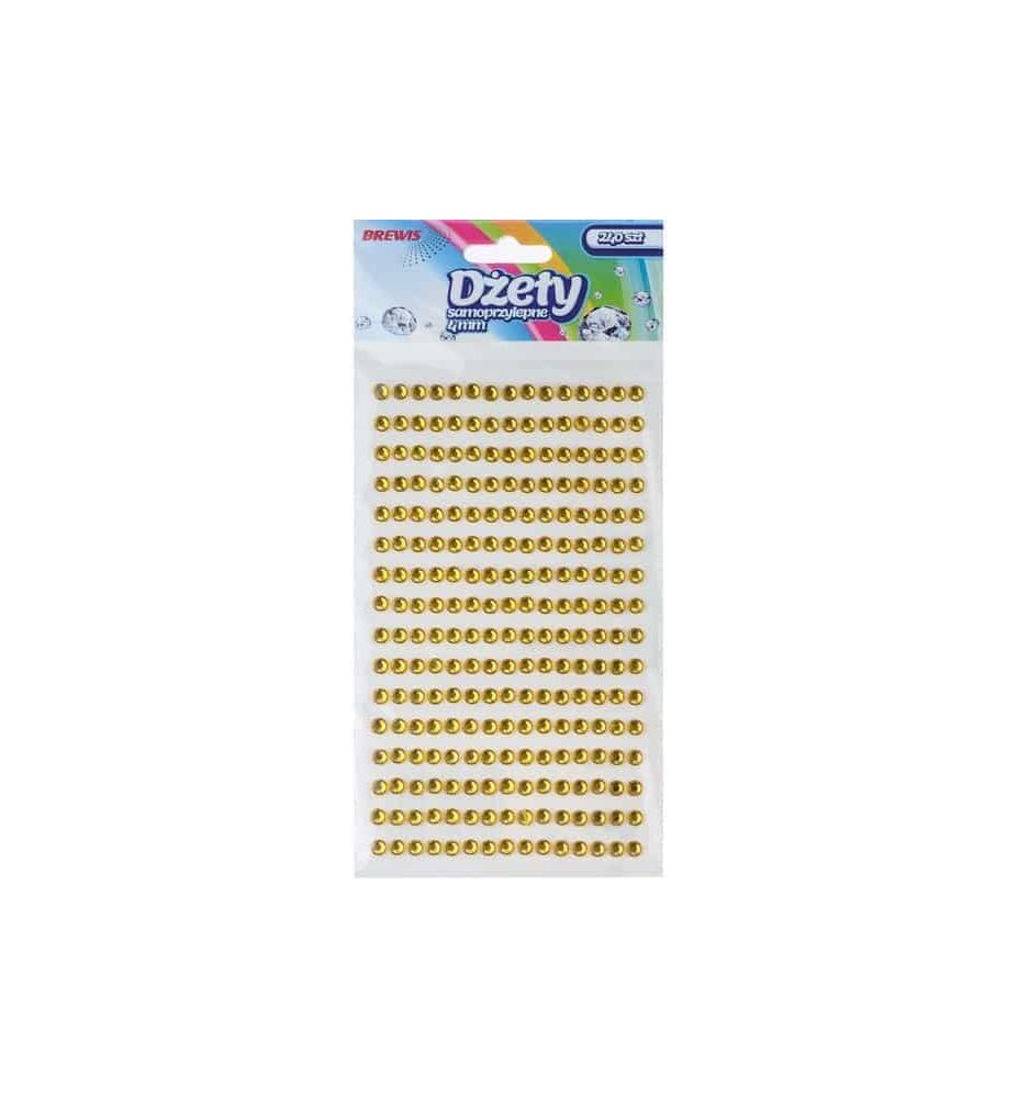 DZETY SAMOPRZYL. 4MM DS10 ZLOTE 4417