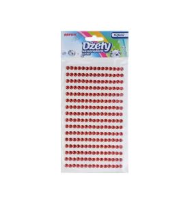 DZETY SAMOPRZYL. 4MM DS12 CZERWONE 4431