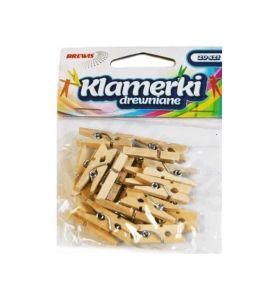 KLAMERKI OZDOBNE 3.5CM NATURALNE 7944
