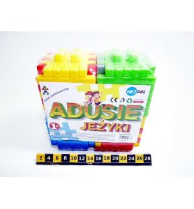 KLOCKI KONSTRUK. JEZYKI 24 ELEM. 9526