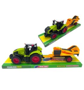 TRAKTOR Z PRZYCZEPA KOMBAJN 40CM 0619