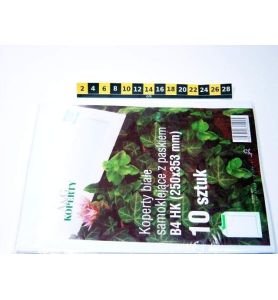 KOPERTA FOL. B4 BIALA HK 10SZT.