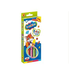 KREDKI BAMBINO 6 KOL. W DREW.+TEMP