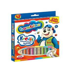KREDKI BAMBINO 12 KOL. W DREW.+TEMP