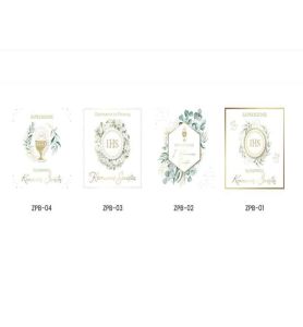 ZAPROSZENIA ZPB KOMUNIA 5SZT. 4005