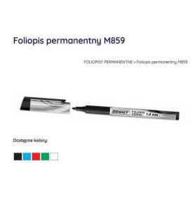 MARKER CD/DVD M859 BIALY 0803