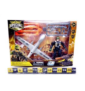 ZESTAW WOJSKOWY W PUDELKU 4996