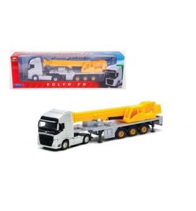 TRUCK WELLY VOLVO FH DZWIG 1:64 0551