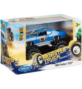 AUTO MONSTER TRUCK DUZE KOLA METAL 3700