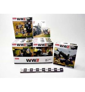 KLOCKI WOJSKO 4WZORY /8/ 6763