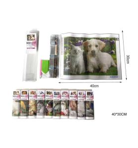 MOZAIKA DIAMENTOWA ZWIERZ.5D 30X40 0827