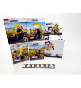 KLOCKI POJ.BUDOWLANE 4WZORY /8/ 8342