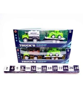 CIEZAROWKA Z KOPARKA TRUCKS 22CM 3526