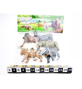 ZWIERZETA DZIKIE JUNGLE 6SZT 4479