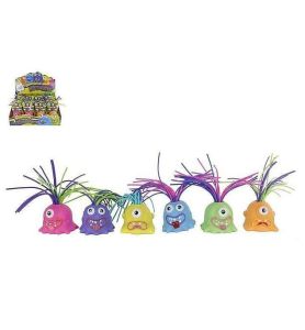 KRZYCZACY POTWOREK Z WLOSAMI 14CM 6615