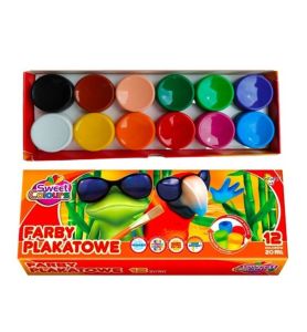 FARBY PLAKAT.12 KOL 20ML 0485