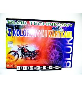 BLOK TECHNICZNY A3 KOLOR 0204