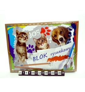 BLOK RYSUNKOWY A3 BIALY 0396