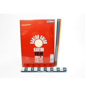 KARTON KOLOR A4 160G MIX 100SZT 4592
