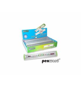 LINIJKA 20CM Z OLOWKIEM ALUMIN. 4826