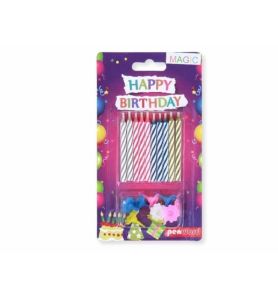 SWIECZKI URODZINOWE MAGIC 10SZT. 4795