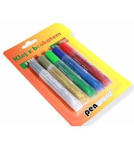 KLEJ Z BROKATEM 10ml KB10 a'5 0469