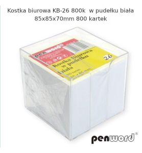 KOSTKA BIUR. 800K PUD BIALA 85x85 0078