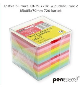 KOSTKA BIUR. 720k W PUDELKU 85x85 0108