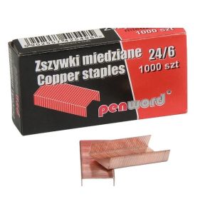 ZSZYWKI 24/6 MIEDZIANE 5495