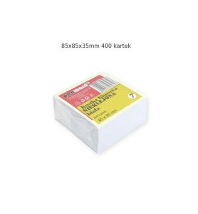 KOSTKA BIUROWA NIEKLEJONA BIALA 9706