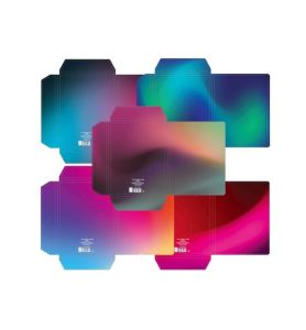 TECZKA Z GUMKA A4 SOFT OMBRE MIX 5KOL 13