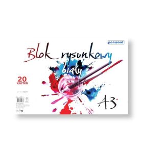 BLOK RYSUNKOWY A3 BIALY 80G 9767