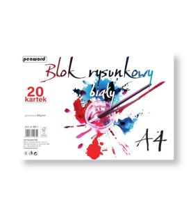 BLOK RYSUNKOWY A4 BIALY 80G 9729