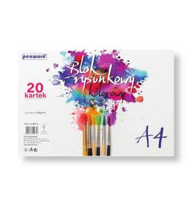 BLOK RYSUNKOWY A4 KOLOR 80G 9743