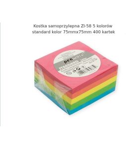 KOSTKA SAMOPRZYLEPNA 5KOL 75x75 9874