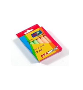 KREDA SZKOLNA KOLOROWA 12SZT. 4438
