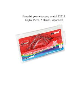 KOMPLET GEOMETRYCZNY W ETUI 9433