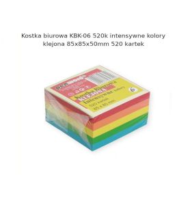 KOSTKA BIUROWA KLEJONA KOLOR 85X85 9799