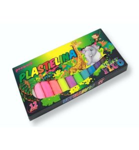 PLASTELINA 12KOL. FLUO 8425