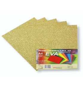 PIANKA EVA BROKAT A4 ZLOTA 1050