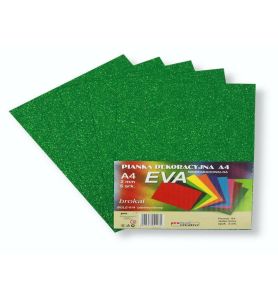 PIANKA EVA BROKAT A4 CIEMNOZIELONA 1135