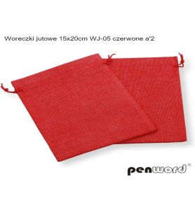 WORECZKI JUTOWE 15x20CM CZERWONE 2SZT 71