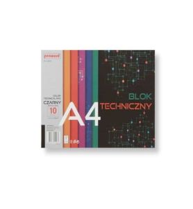 BLOK TECHNICZNY A4 CZARNY 180G 1982