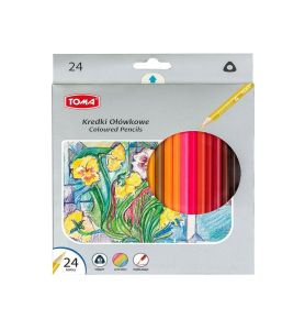 KREDKI OLOWKOWE 24KOL TROJKAT. TOMA 4841