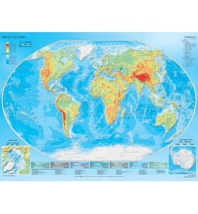 PUZZLE 1000 EL MAPA FIZYCZNA SWIATA 4639